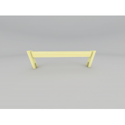 Zabezpieczenie do łóżka sosnowe 108cm